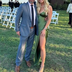 BabyBoo emerald green maxi dress